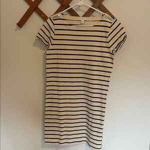 Jcrew factory cotton striped dress